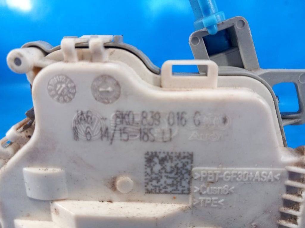 8K0839016G | Замок двері задн. прав. AUDI A3 (8V) 12–17 - Фото 4