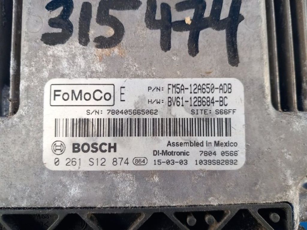 FM5A12A650ADB | Блок керування двигуном FORD FOCUS 10-18 - Фото 2