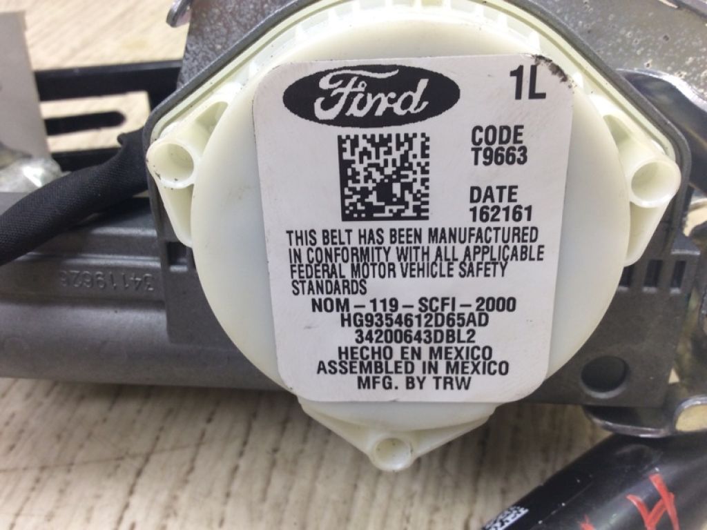 HG9Z-54611B09-AA | Ремень безопасности передн. лев. FORD FUSION 14- - Фото 2