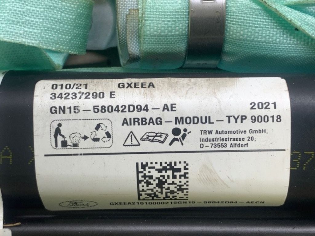 GN1Z-58042D9-5A | Подушка безопасности (штора) лев. FORD ECOSPORT 18-22 - Фото 2