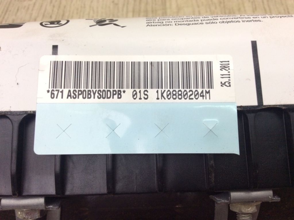 1K0880204M | Подушка безопасности пассажира VOLKSWAGEN TIGUAN 08-17 - Фото 5