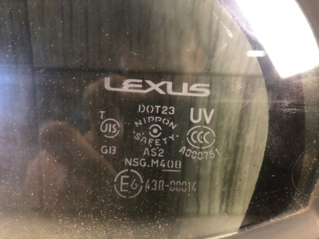 6812433071 | Скло дверей глухе задн. лів. LEXUS ES350 06-12 - Фото 2