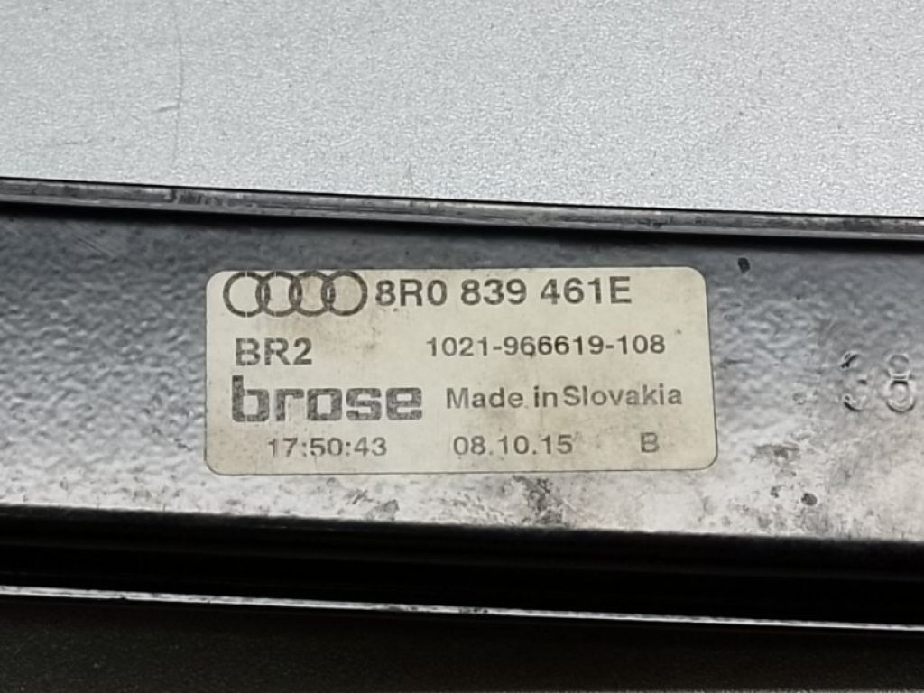 8R0 839 461 E | Склопідйомник задн. лів. AUDI Q5 08-16 - Фото 4