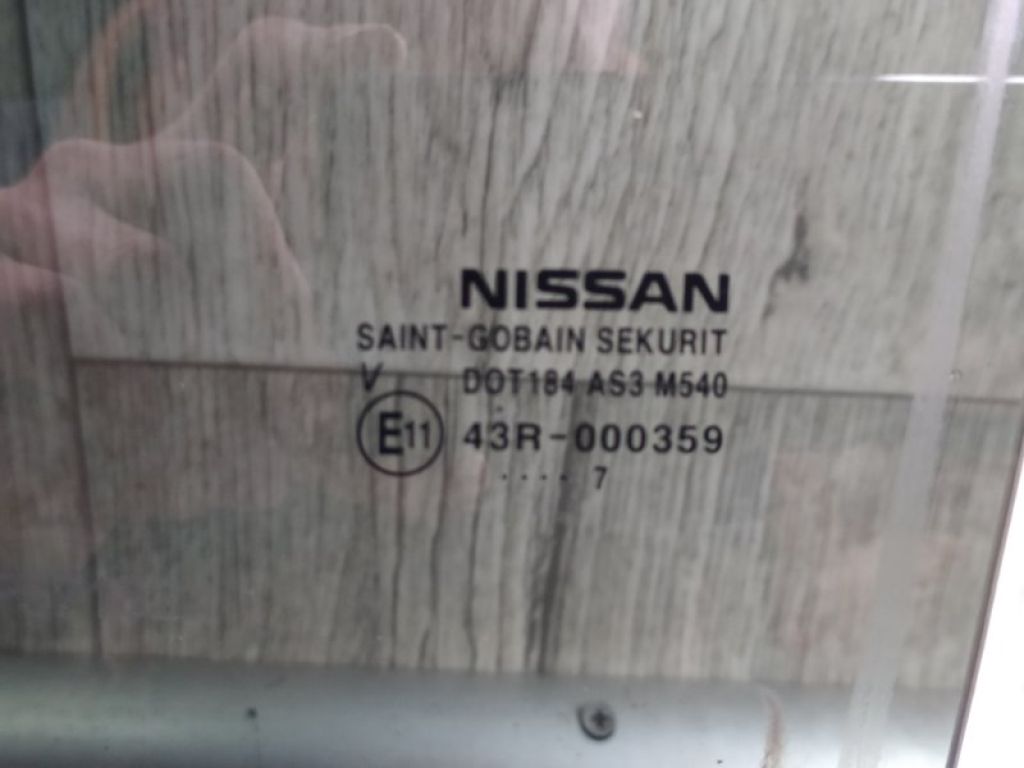 82301-5HK0B | Скло дверей задн. лів. NISSAN X-TRAIL/ROGUE T32 13-20 - Фото 3