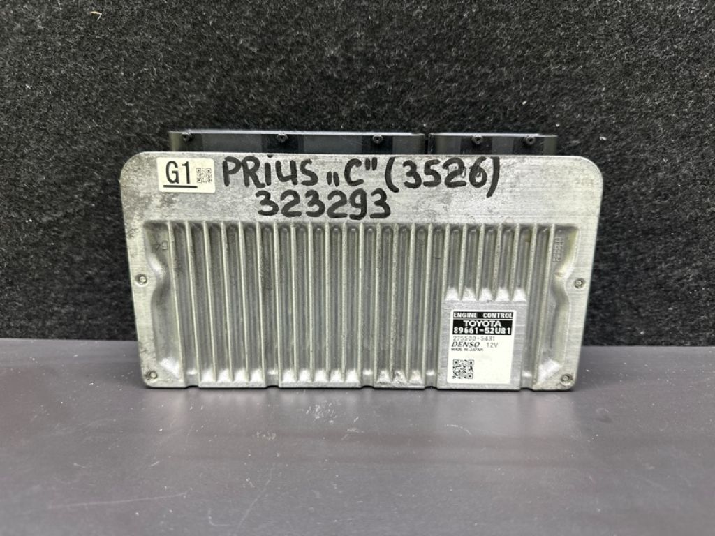 89661-52U81 | Блок керування двигуном TOYOTA PRIUS C/AQUA 11-14 - Фото 2