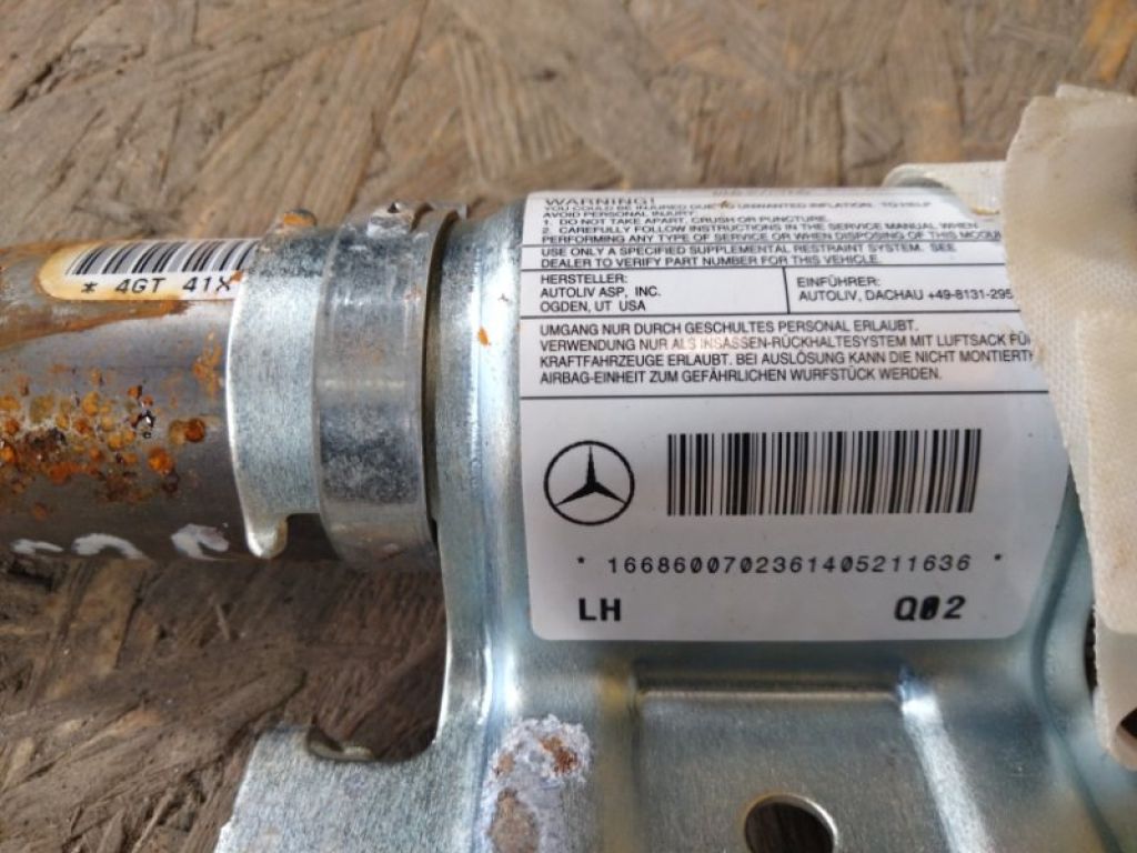 A1668600702 | Подушка безопасности (штора) лев. MERCEDES M-CLASS W166 11-15 - Фото 3