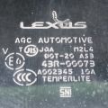 68104-48130 | Скло дверей задн. лів. LEXUS RX350/450 09-15 - Прев'ю 2