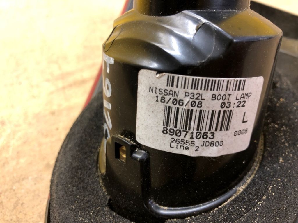 26555JD800 | Фонарь внутренний лев. NISSAN QASHQAI 07-14 - Фото 9