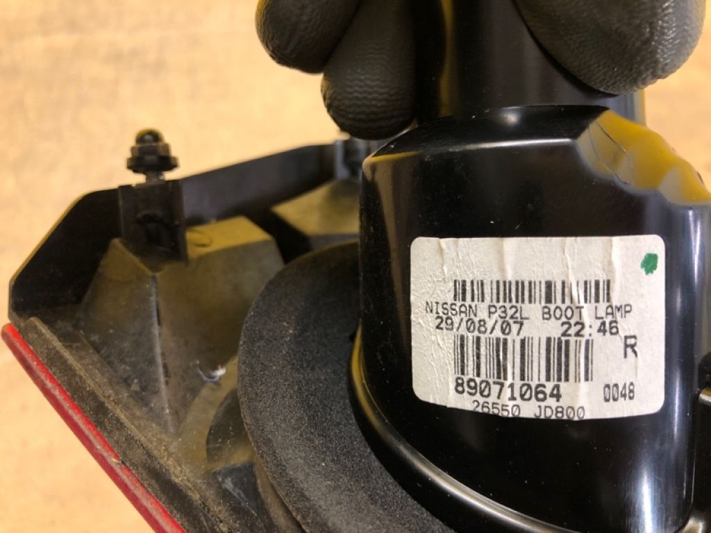 26550JD800 | Фонарь внутренний прав. NISSAN QASHQAI 07-14 - Фото 8