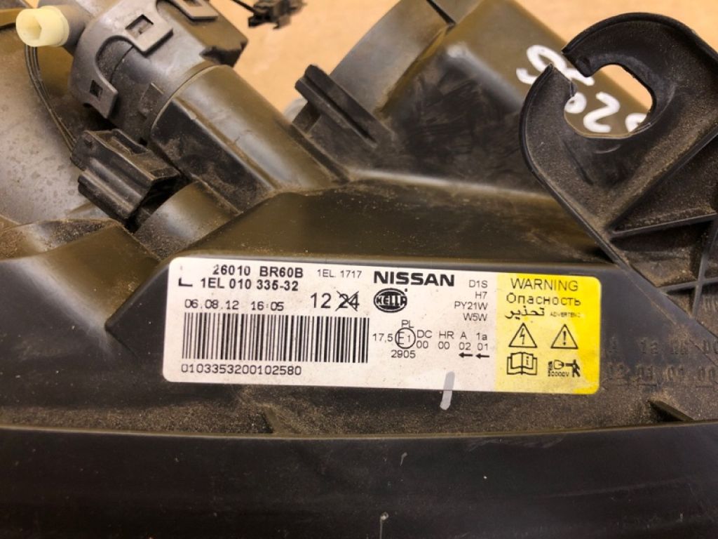 26010BR60B | Фара прав. NISSAN QASHQAI 07-14 - Фото 3