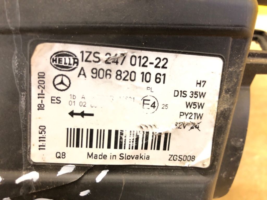 A9068201061 | Фара прав. MERCEDES SPRINTER ( B906 ) 06- - Фото 11