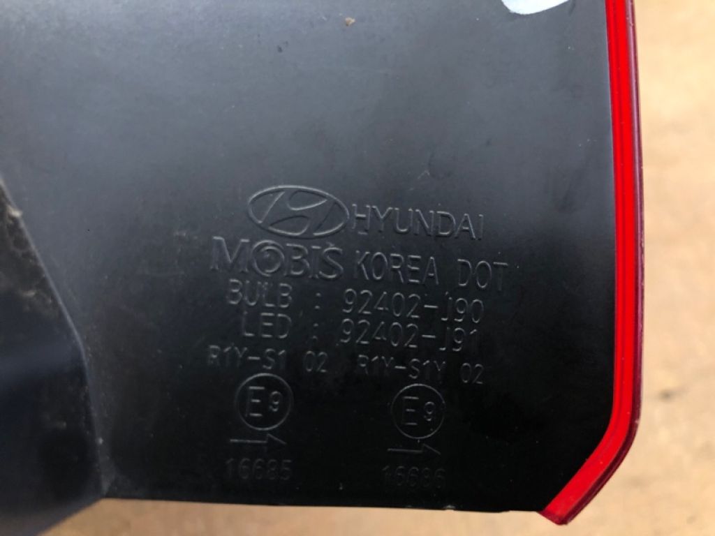 92402-J9000 | Фонарь наружный прав. HYUNDAI KONA OS 17-23 - Фото 9