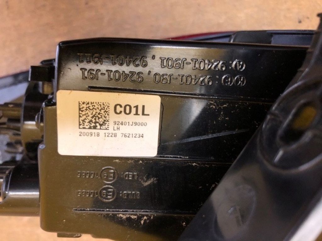 92401-J9000 | Ліхтар зовнішній лів. HYUNDAI KONA OS 17-23 - Фото 10