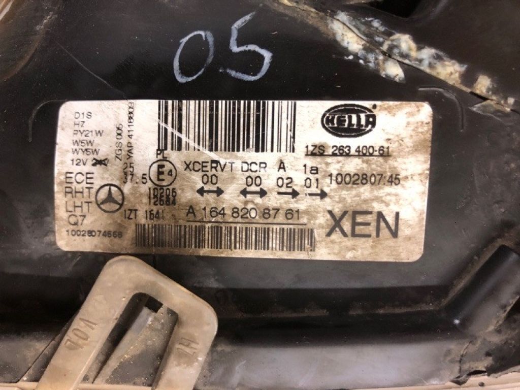 A1648208761 | Фара лев. MERCEDES GL-CLASS X164 06-12 - Фото 11