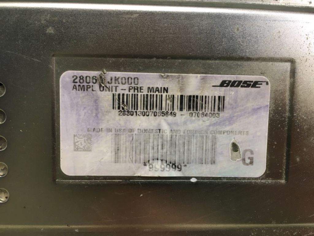 28061-JK000 | Підсилювач звуку INFINITI G25/G35/G37/Q40 06-14 - Фото 3