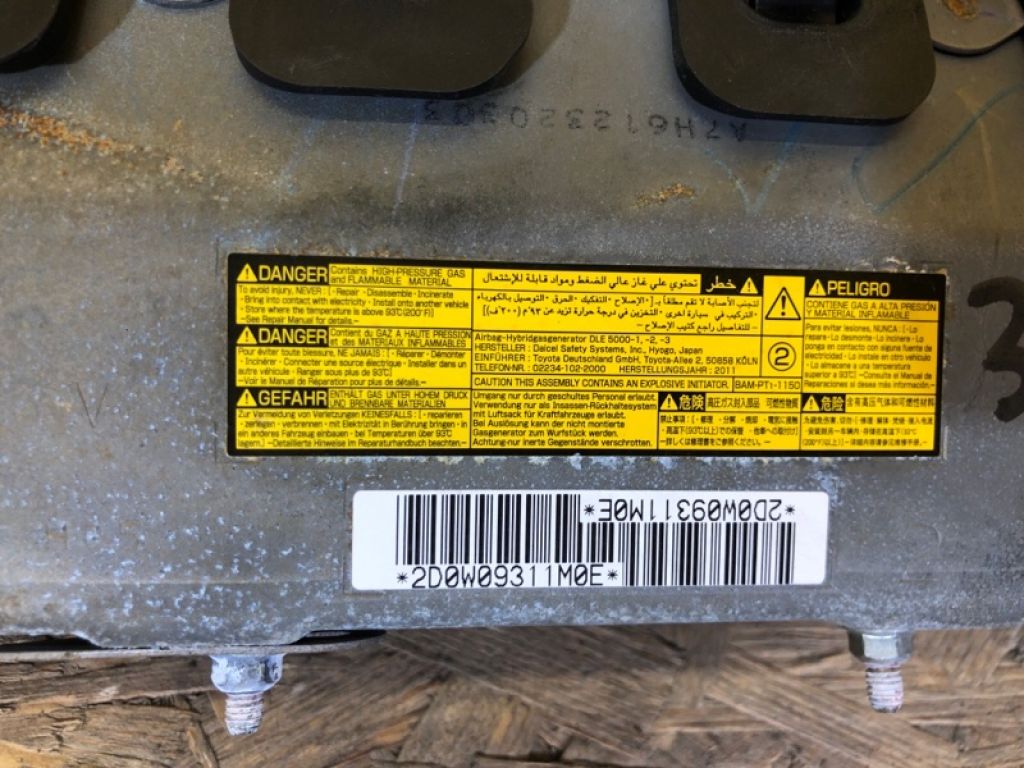 73990-76011-C0 | Подушка безпеки в коліна прав. LEXUS CT200 17- - Фото 7