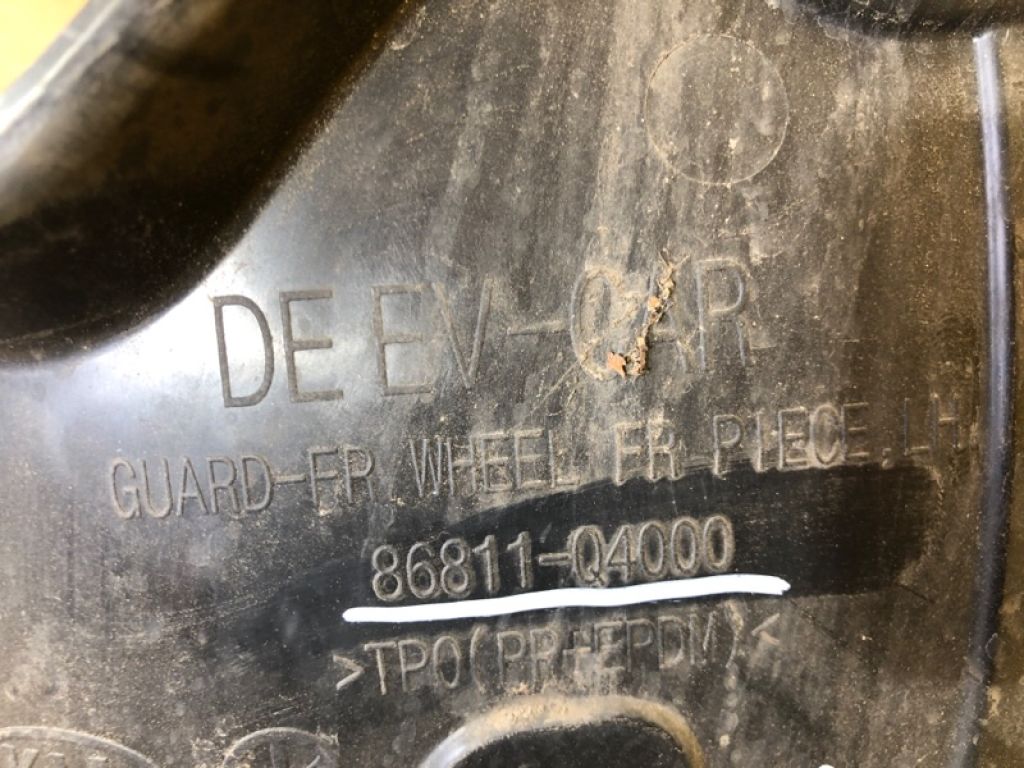 86811 Q4000 | Підкрилок передн. лів. KIA NIRO DE 16-22 - Фото 6