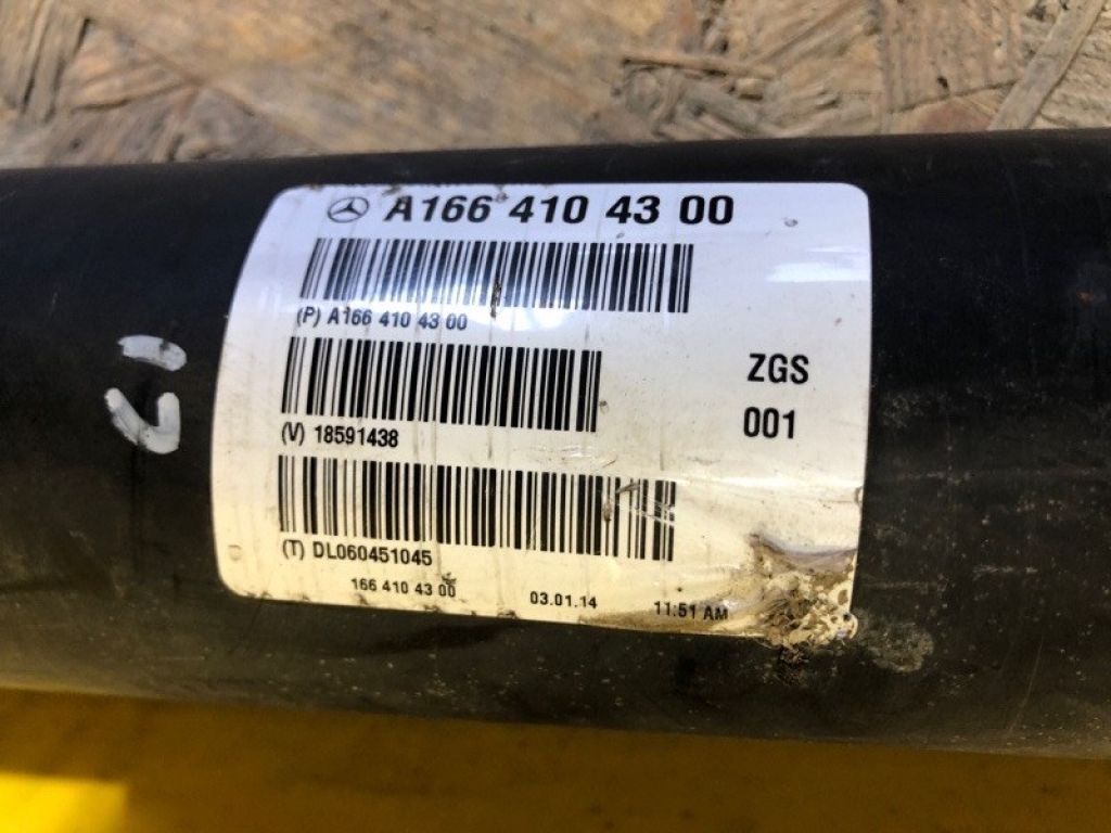 A 166 410 56 06 | Карданний вал задній MERCEDES M-CLASS W166 11-15 - Фото 9