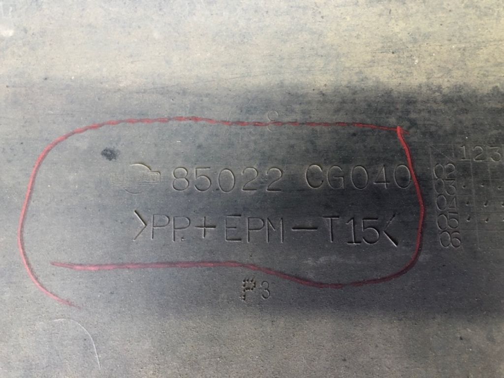 85022-CG025 | Бампер задний INFINITI FX S50 03-08 - Фото 16