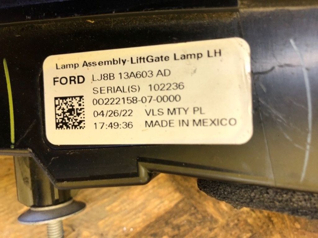 LJ8Z-13405-E | Фонарь внутренний лев. FORD MUSTANG MACH-E 19- - Фото 8