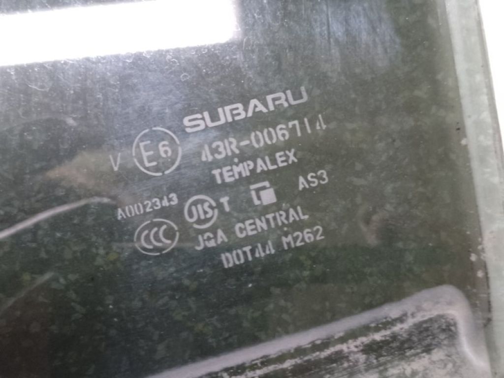62011SG031 | Скло дверей задн. лів. SUBARU FORESTER 12-19 - Фото 4