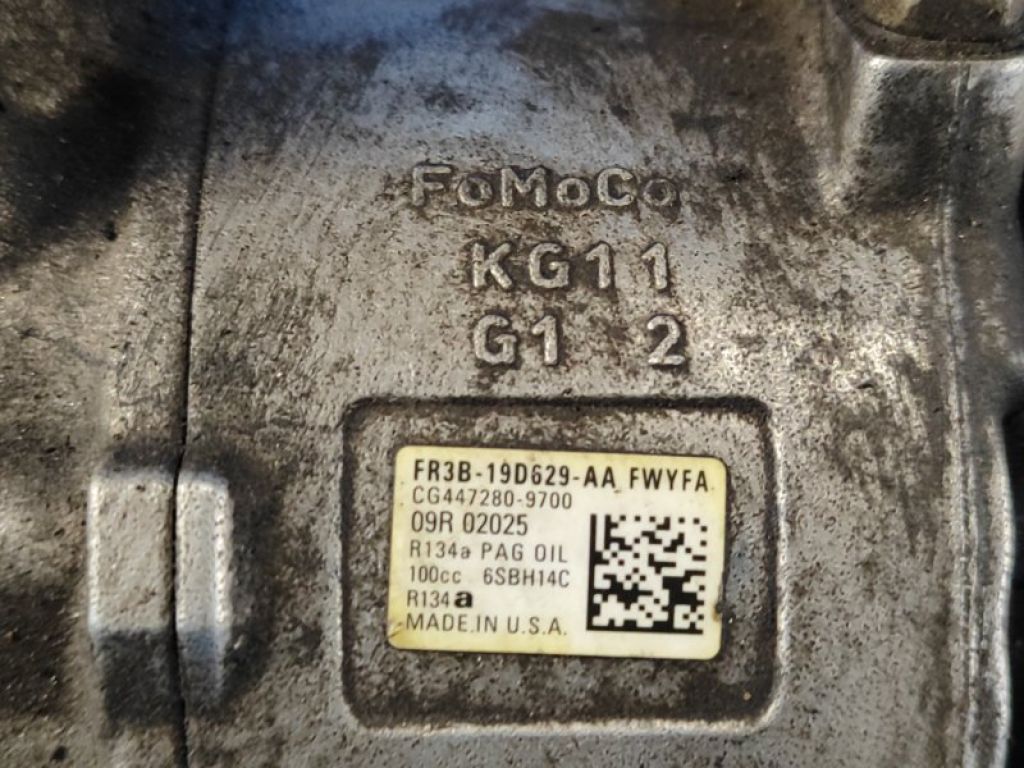 GR3Z-19703-H | Компрессор кондиционера FORD MUSTANG 15- - Фото 8