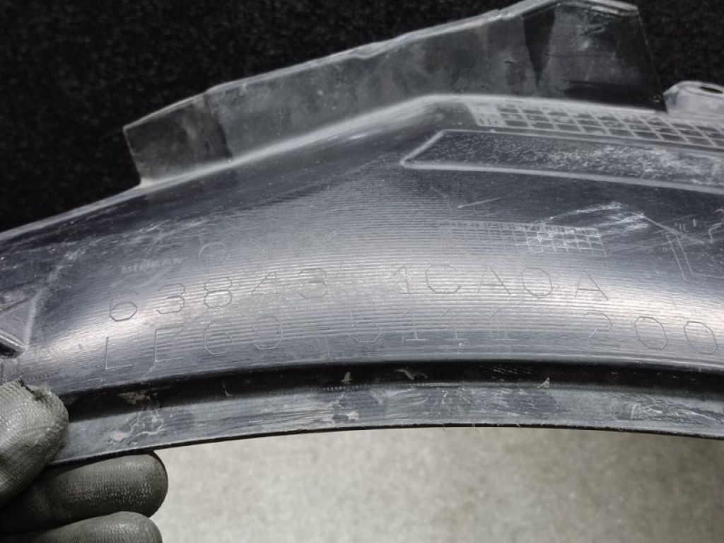 63843-1CA0A | Підкрилок передн. лів. INFINITI FX/QX70 S51 08-17 - Фото 3