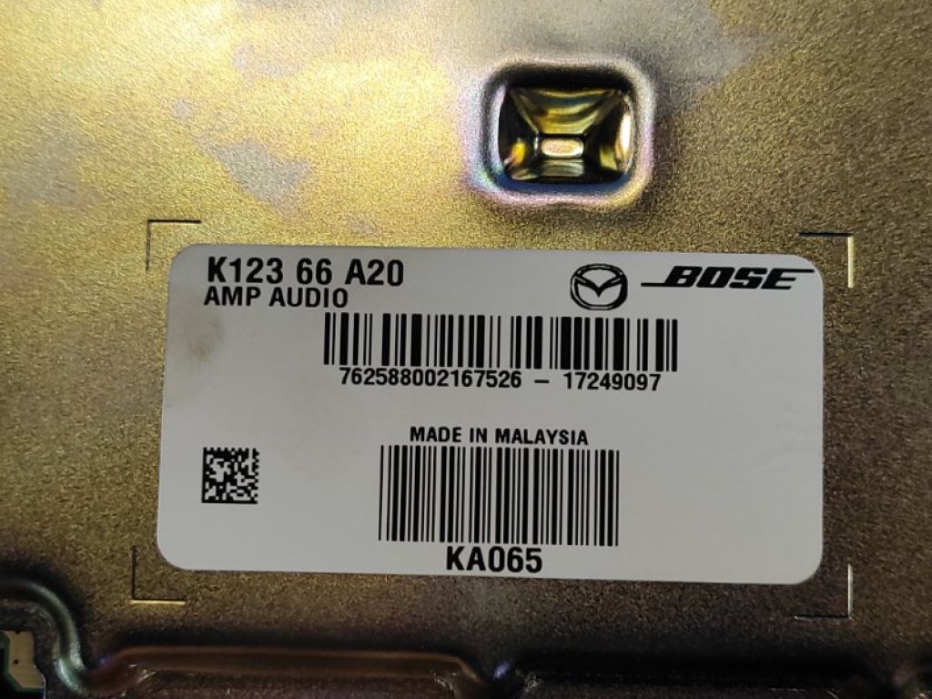 K123-66-A20B | Усилитель звука MAZDA CX-5 (KF) 16-21 - Фото 4