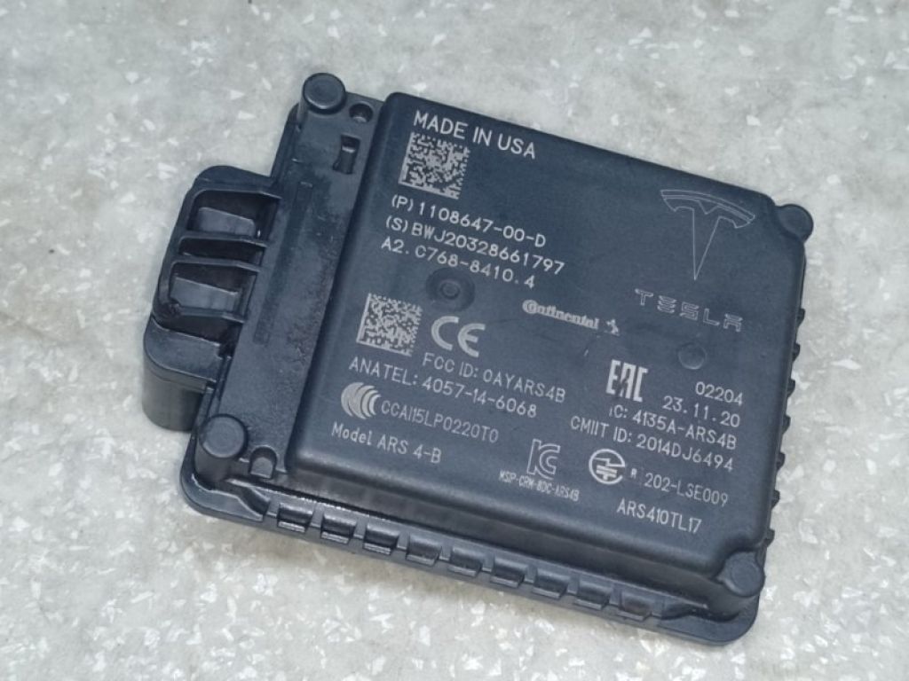 1108647-00-H | Датчик радарный TESLA MODEL Y 19-