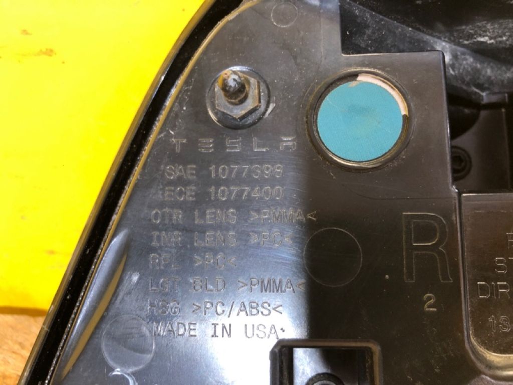 1077398-00-H | Фонарь наружный прав. TESLA MODEL Y 19- - Фото 6