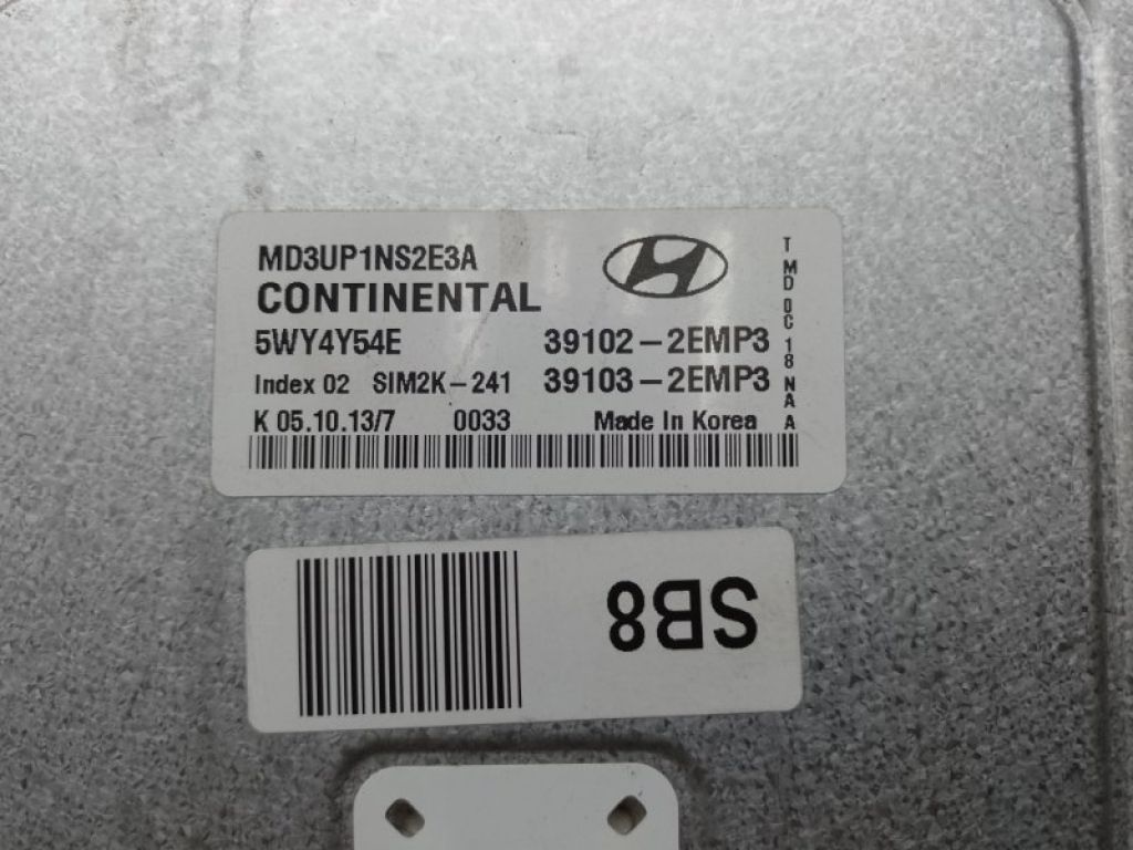 39103-2EMP3 | Блок керування двигуном HYUNDAI ELANTRA MD 10-15 - Фото 4