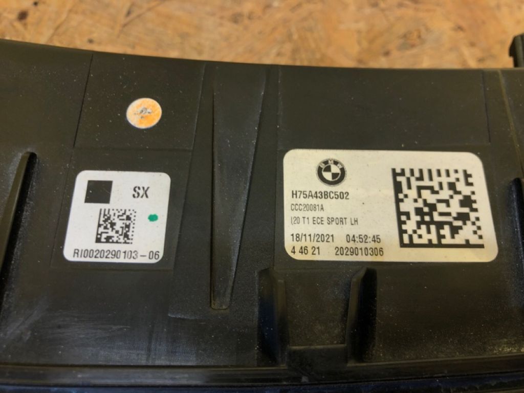 63 21 5 A81 743 | Ліхтар зовнішній лів. BMW iX I20 21- - Фото 4