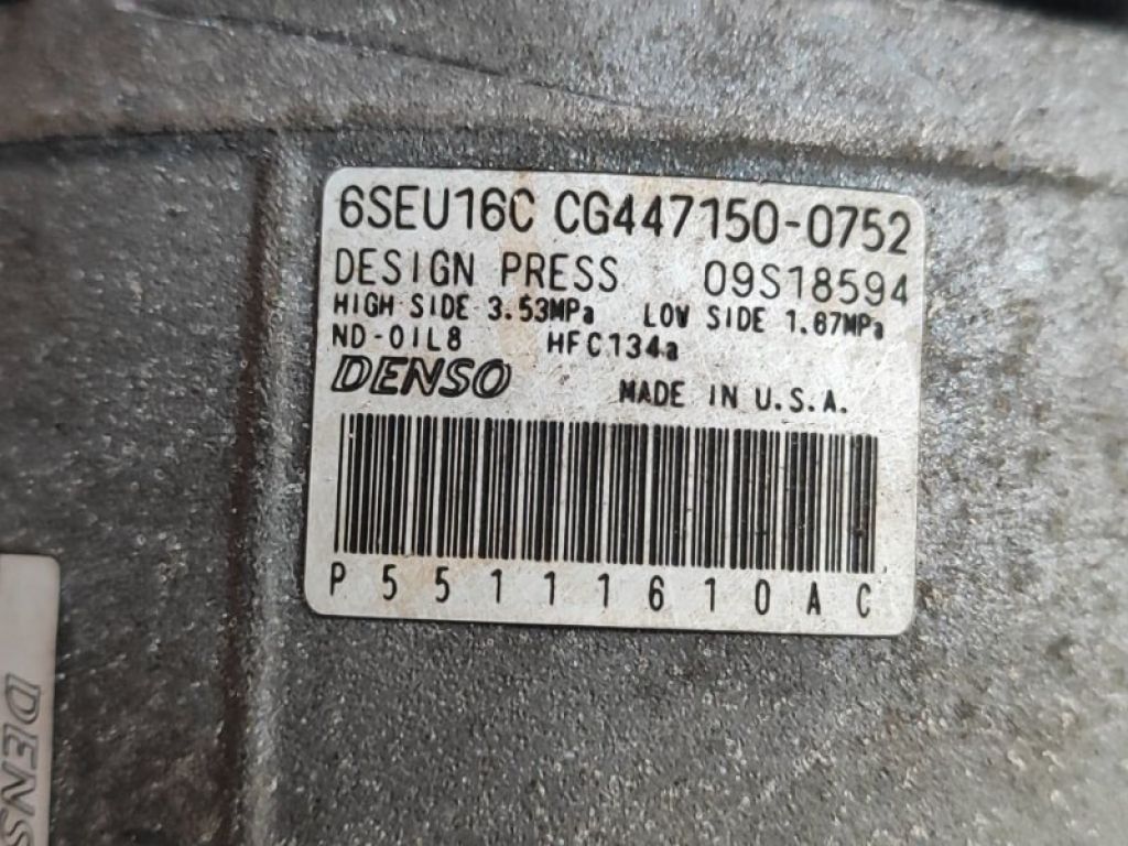 55111610AB | Компрессор кондиционера JEEP PATRIOT 10-17 - Фото 6