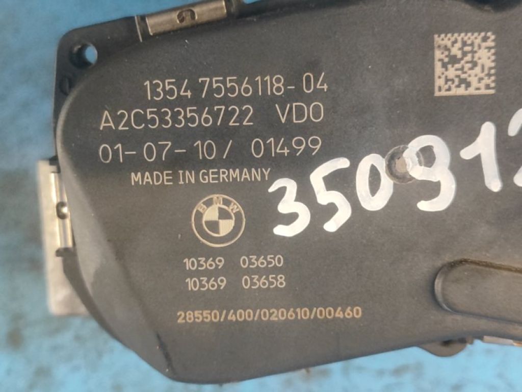 13547556118 | Дросельна заслінка BMW 3 SERIES (E90-E93) 2005–2014 - Фото 7