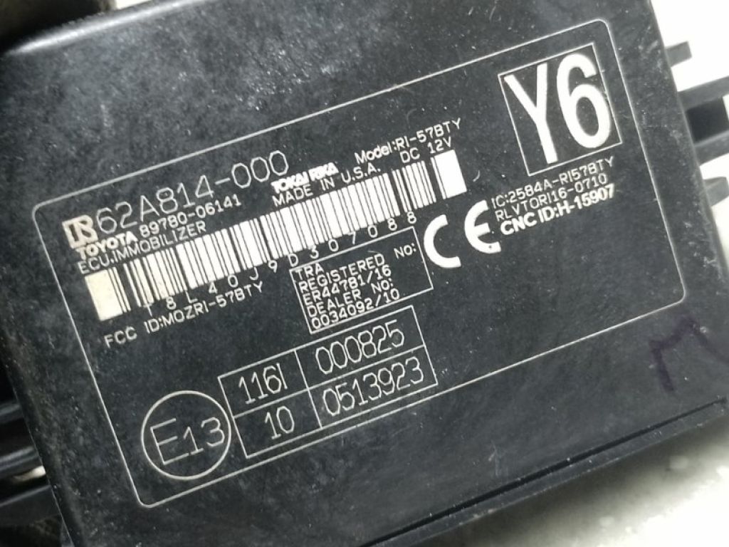 89780-06141 | Блок иммобилайзера TOYOTA CAMRY 70 17- - Фото 4