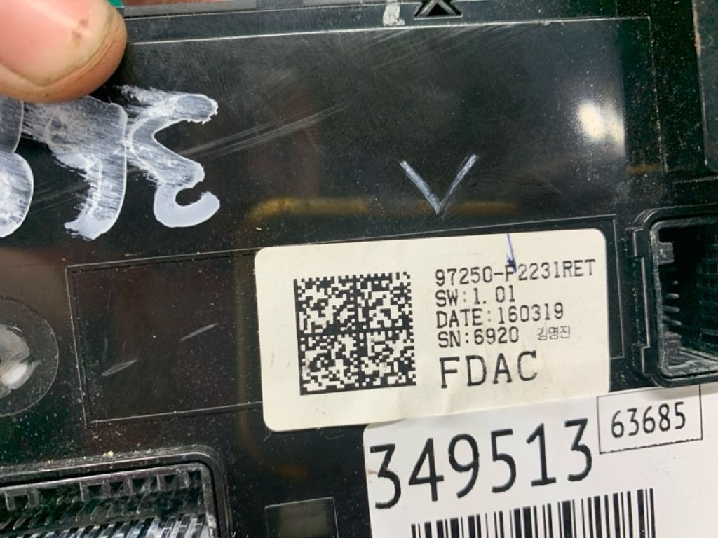 97250F2231RET | Блок керування піччю HYUNDAI ELANTRA AD 16- - Фото 7