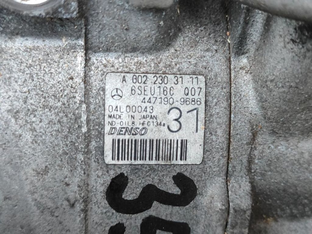 A0022303111 | Компрессор кондиционера MERCEDES M-CLASS W164 05-11 - Фото 7
