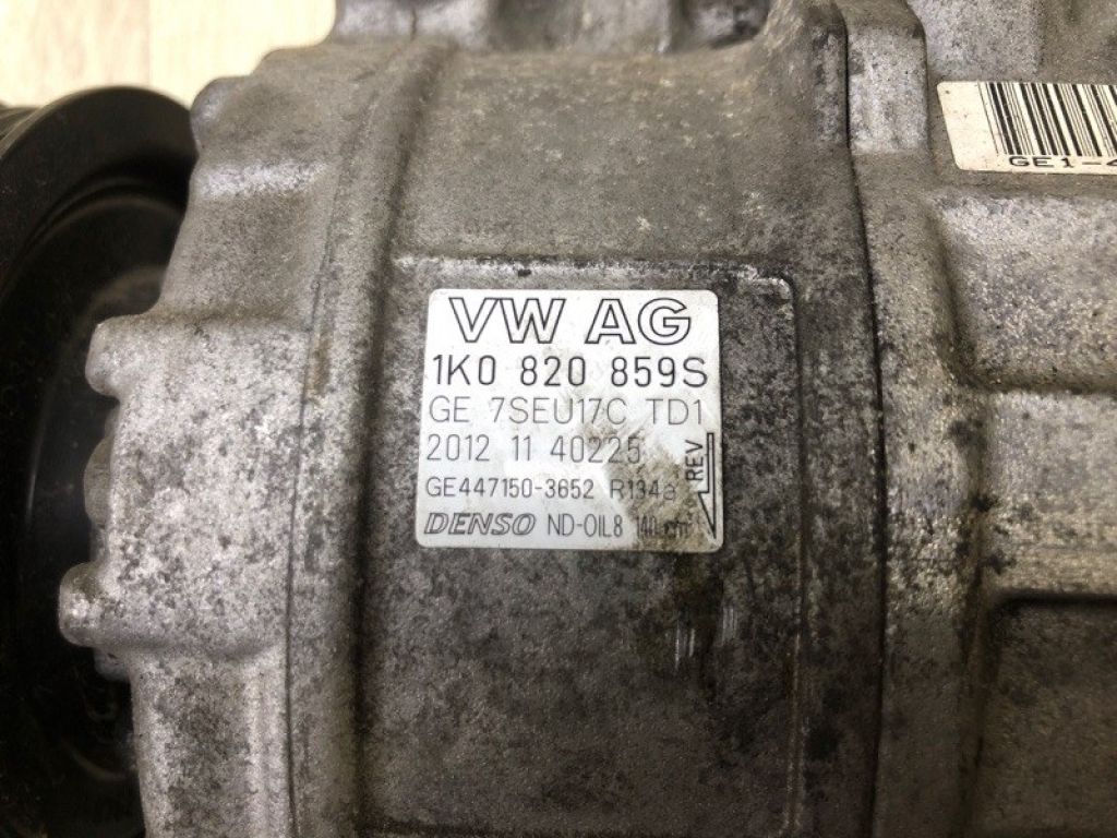 1K0 820 859 S | Компрессор кондиционера VOLKSWAGEN TIGUAN 08-17 - Фото 9