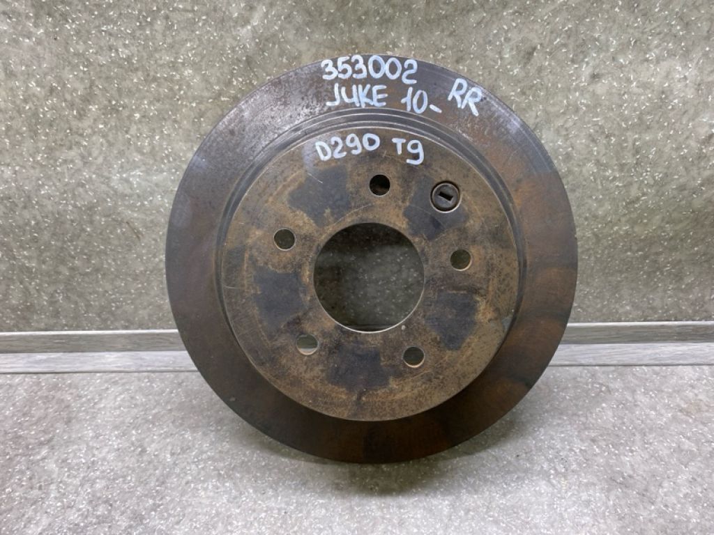 43206-9W000 | Гальмівний диск задній NISSAN JUKE 10-19