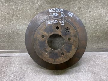 Гальмівний диск задній NISSAN JUKE 10-19