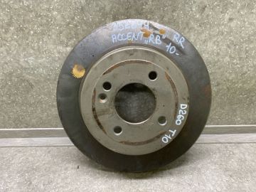 Тормозной диск задний HYUNDAI ACCENT RB 10-