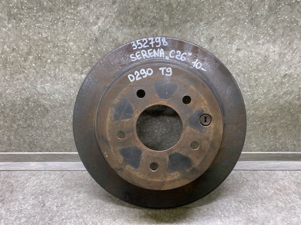 43206-9Y000 | Гальмівний диск задній NISSAN SERENA (C26) 10-16