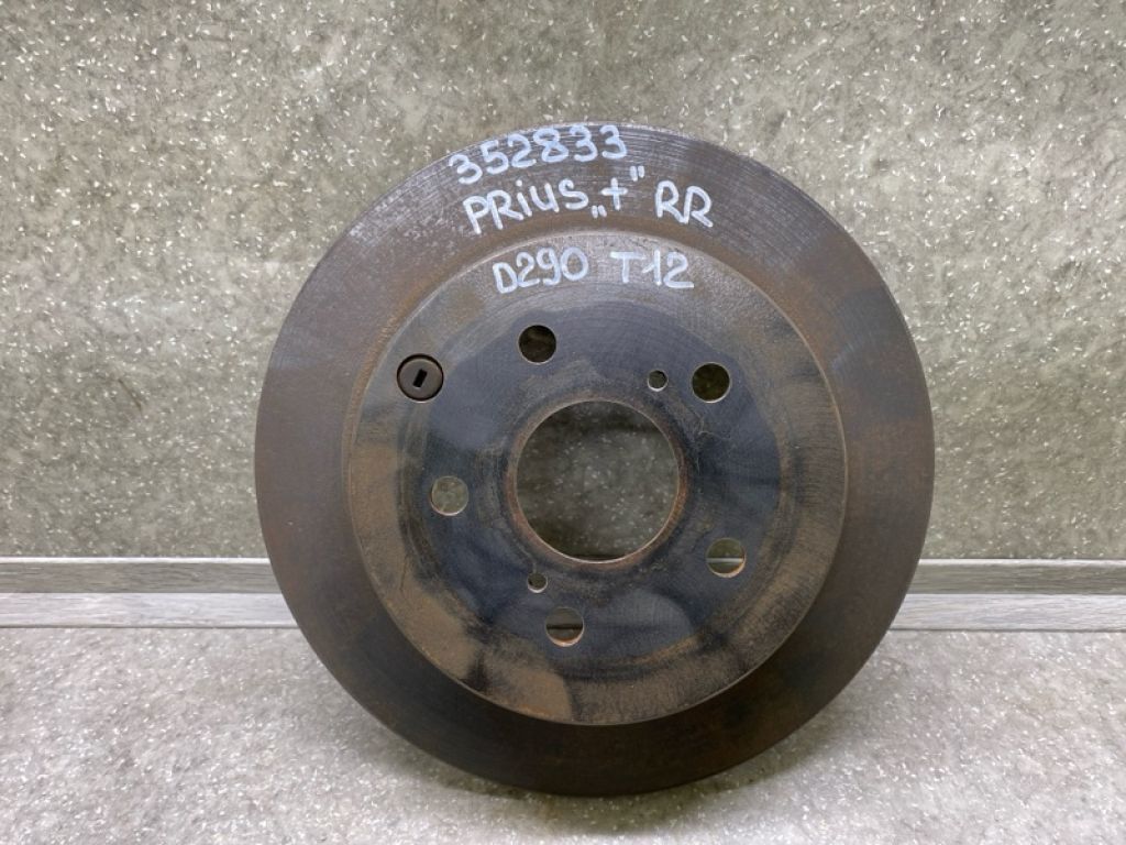 42431-47080 | Тормозной диск задний TOYOTA PRIUS PLUS 11-14