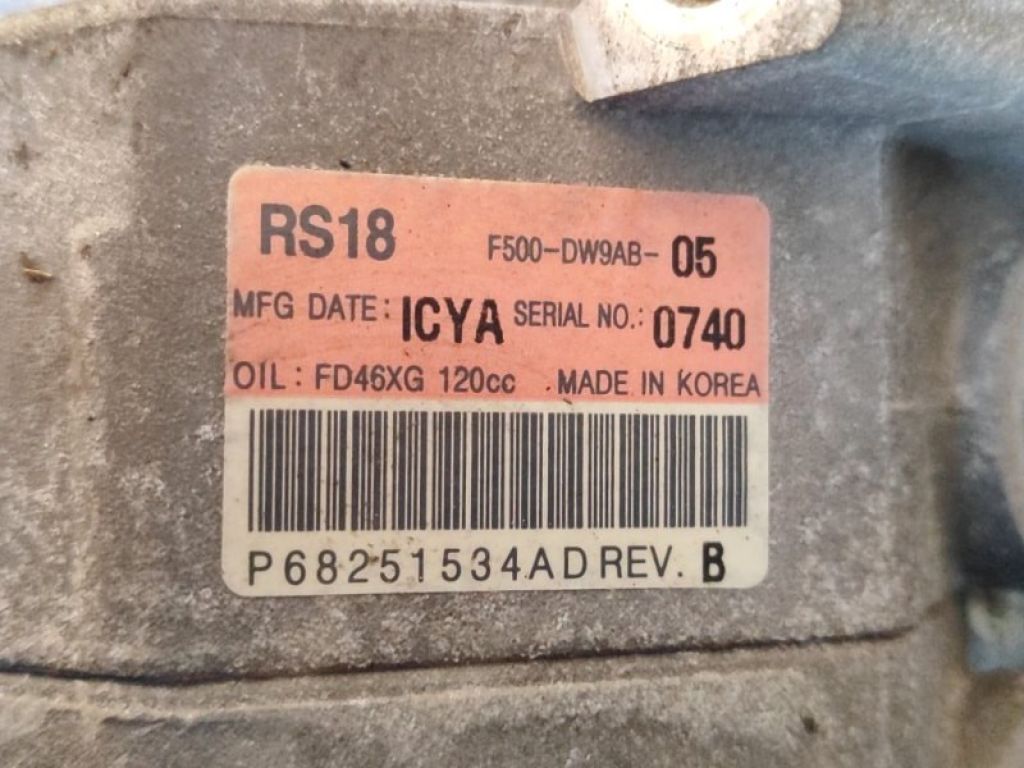 68251534AD | Компрессор кондиционера JEEP GRAND CHEROKEE 11-22 - Фото 6