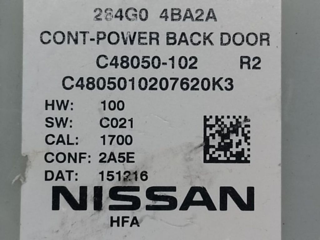 284G0-4BA2A | Блок управления крышкой багажника NISSAN X-TRAIL/ROGUE T32 13-20 - Фото 3