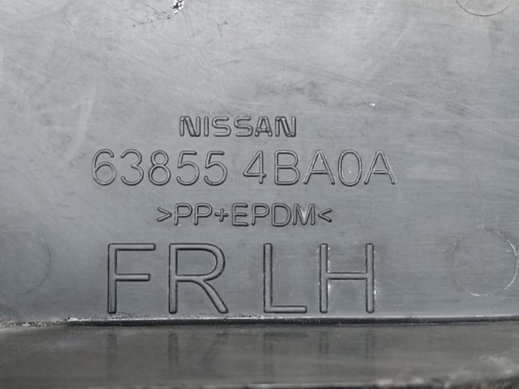 63855-4BA0A | Бризговик передн. лів. NISSAN X-TRAIL/ROGUE T32 13-20 - Фото 3