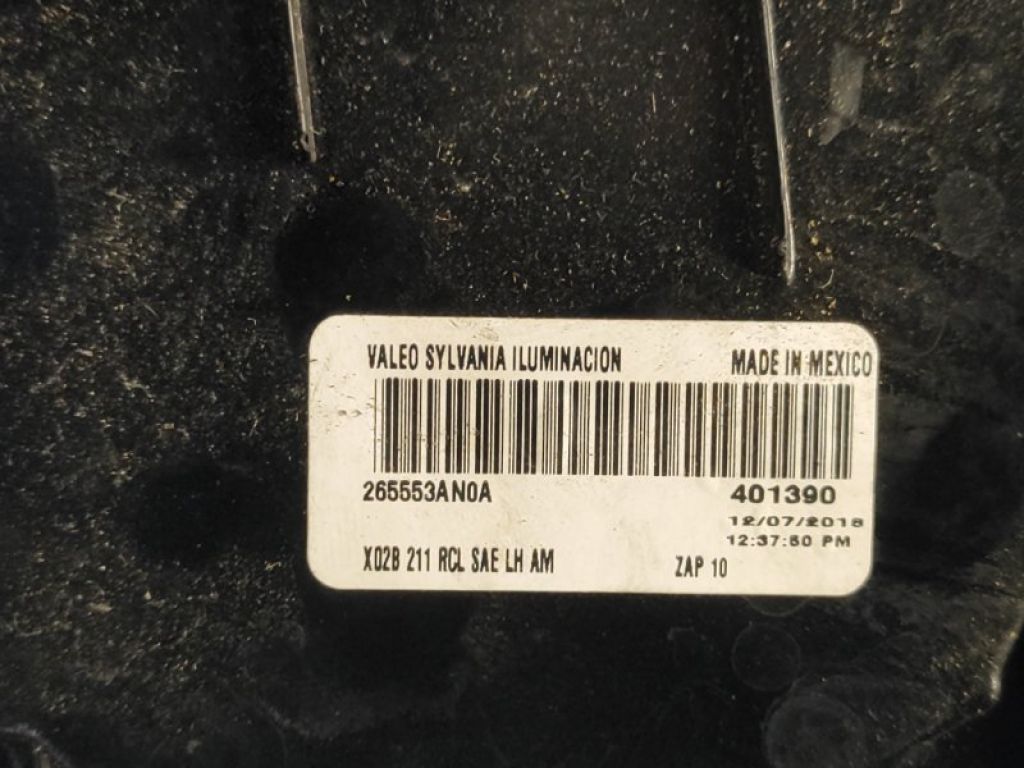 265553an0a | Ліхтар зовнішній лів. NISSAN VERSA B17 11-19 - Фото 7