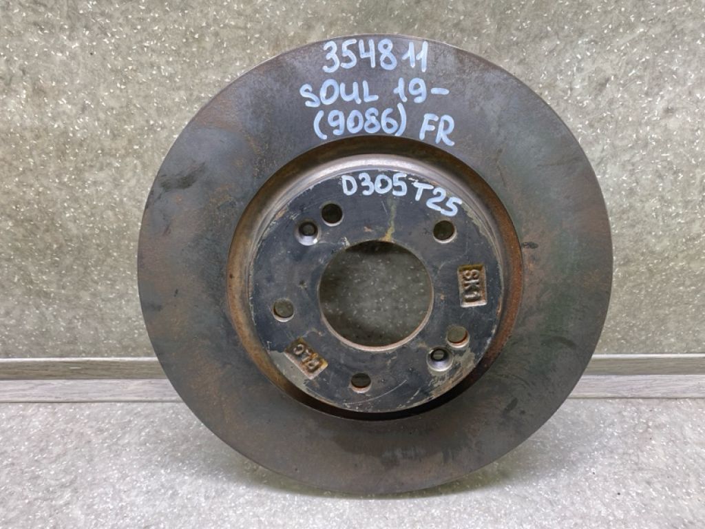 51712-C1000 | Тормозной диск передний KIA SOUL SK3 19-