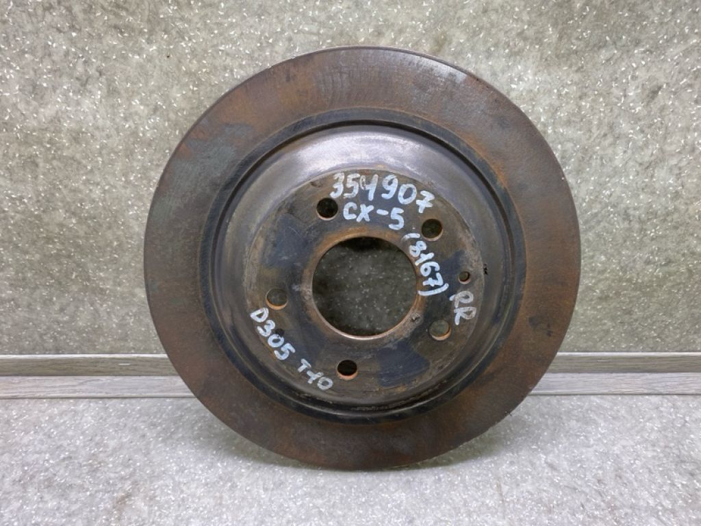 K011-26-251B | Тормозной диск задний MAZDA CX-5 (KF) 16-21