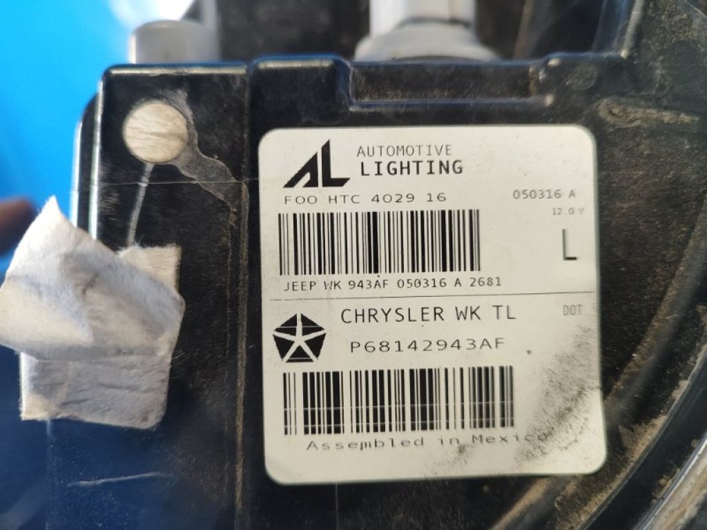 P68142943AF | Ліхтар зовнішній лів. JEEP GRAND CHEROKEE 11-22 - Фото 7